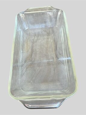Vintage Fire-King Anchor Hocking 1 Qt Glass Loaf Pan Oven Proof USA